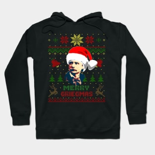 Edvard Grieg Merry Griegmas Funny Christmas Hoodie